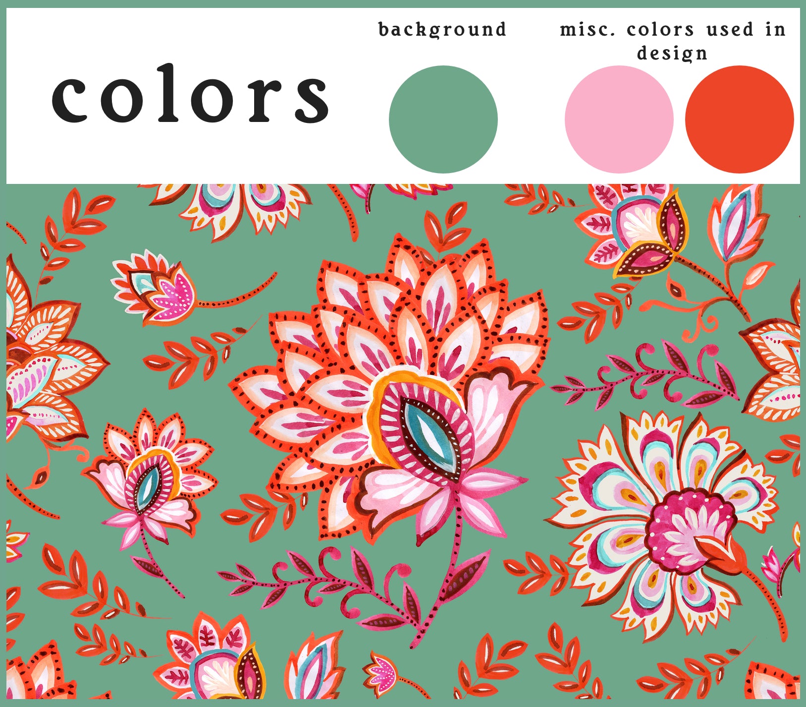 Bohemian Whimsy Floral - Meadow Wallpaper - Image 3 by RebelMod