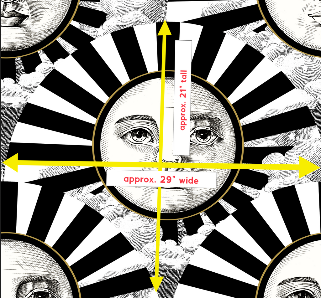 Vintage Black, White & Gold Sunshine Wallpaper - Large