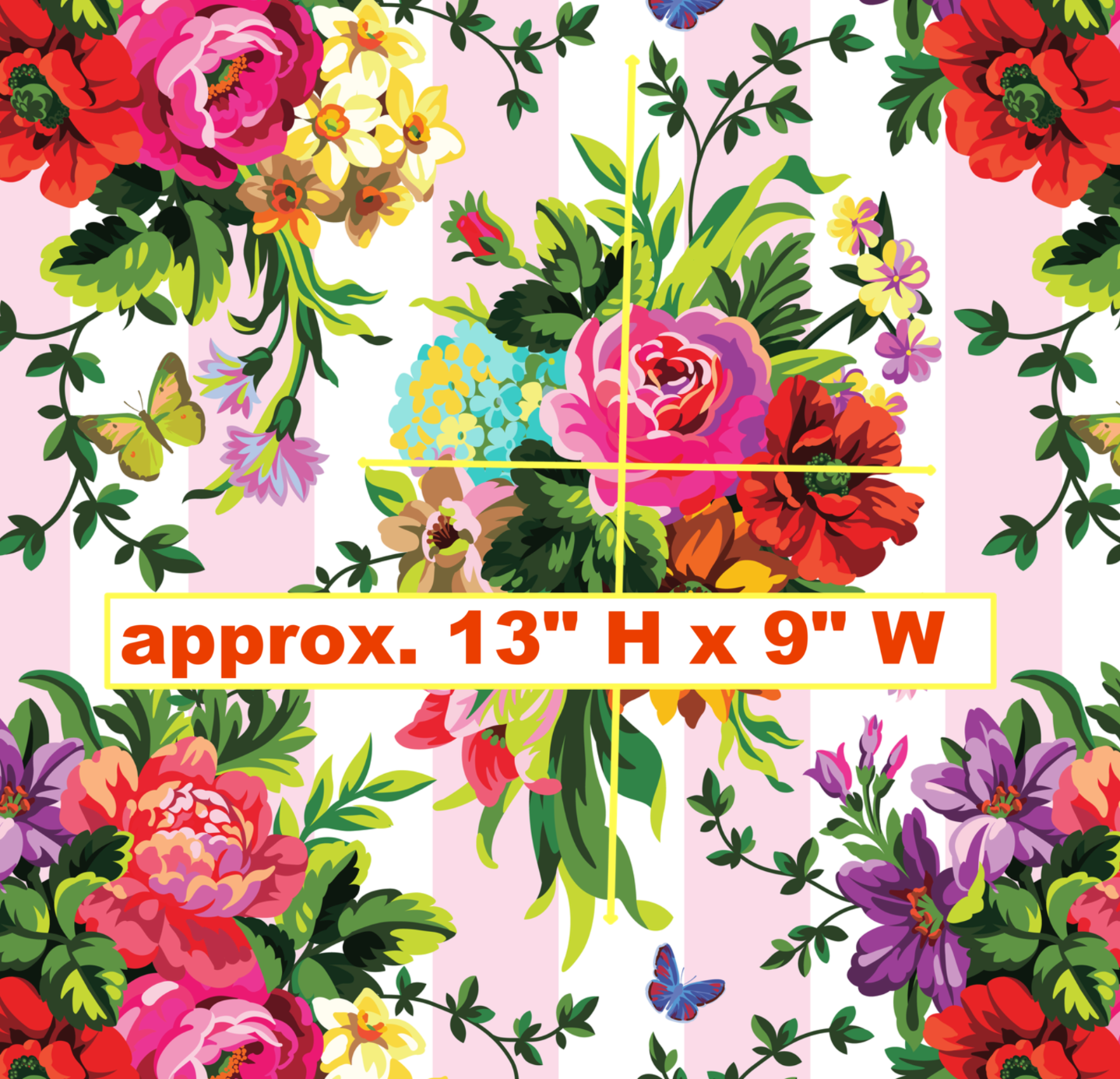 Vibrant Floral Pop Wallpaper - Small