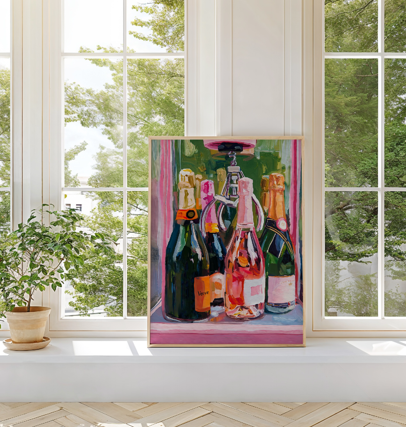 Champagne & Wine Claw Machine Bar Wall Art – Fun Drink Decor, Retro Bar Decor, Cocktail Wall Art, Quirky Bar Decor, Unique Bar Artwork