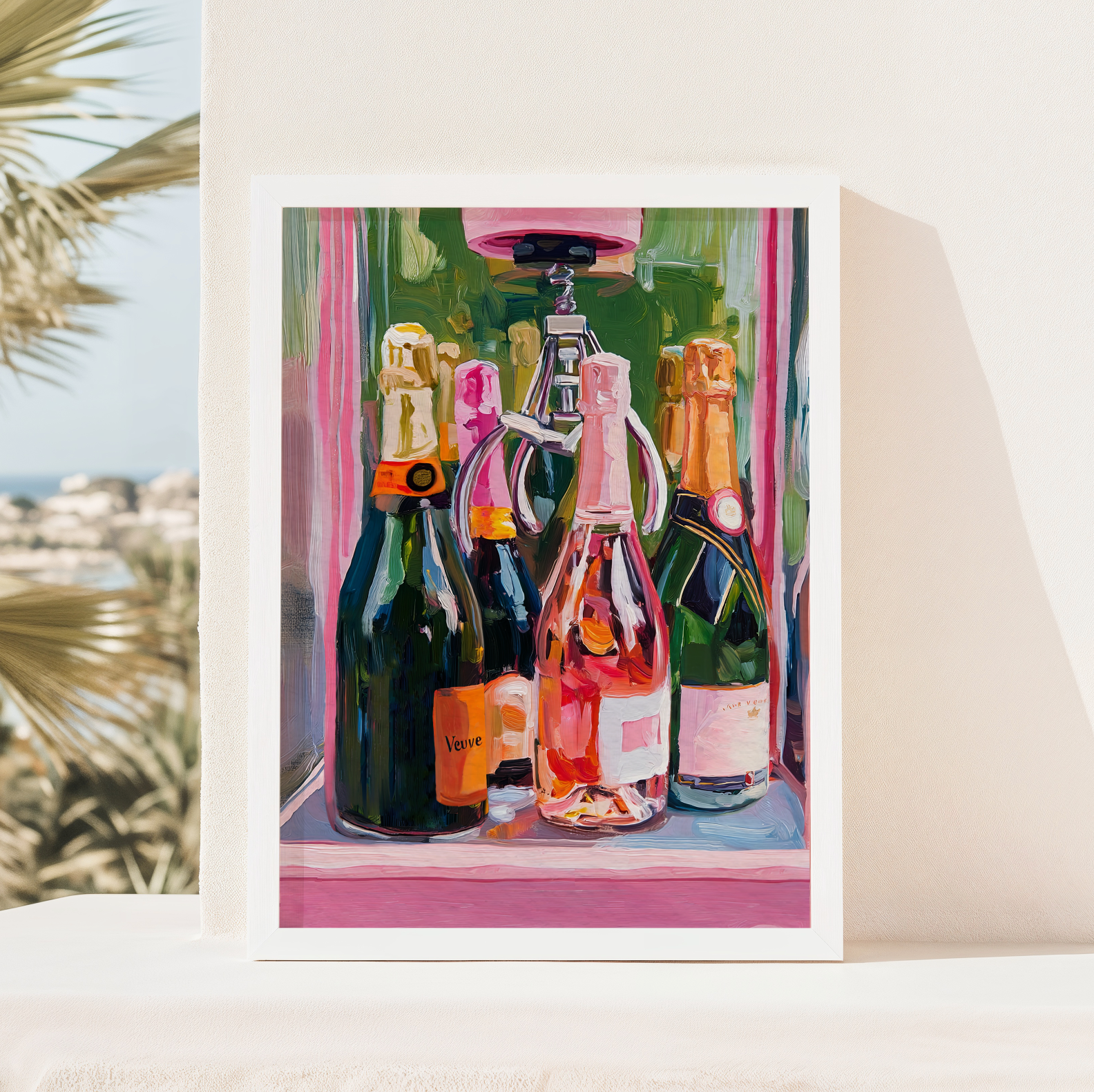 Champagne & Wine Claw Machine Bar Wall Art – Fun Drink Decor, Retro Bar Decor, Cocktail Wall Art, Quirky Bar Decor, Unique Bar Artwork