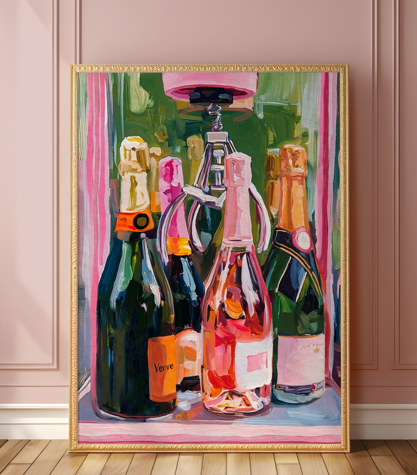 Champagne & Wine Claw Machine Bar Wall Art – Fun Drink Decor, Retro Bar Decor, Cocktail Wall Art, Quirky Bar Decor, Unique Bar Artwork