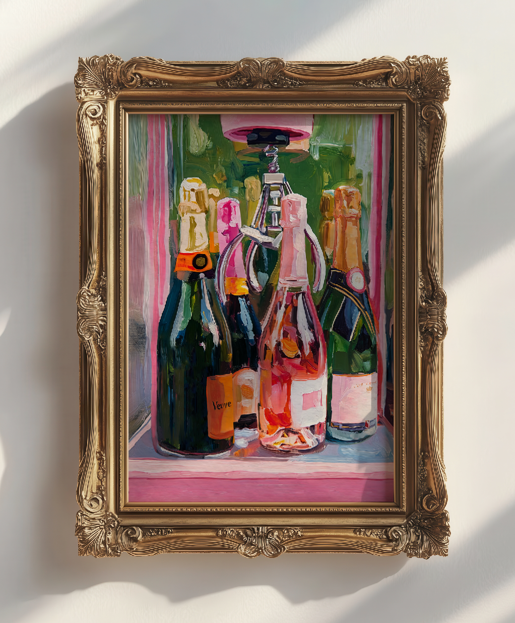 Champagne & Wine Claw Machine Bar Wall Art – Fun Drink Decor, Retro Bar Decor, Cocktail Wall Art, Quirky Bar Decor, Unique Bar Artwork