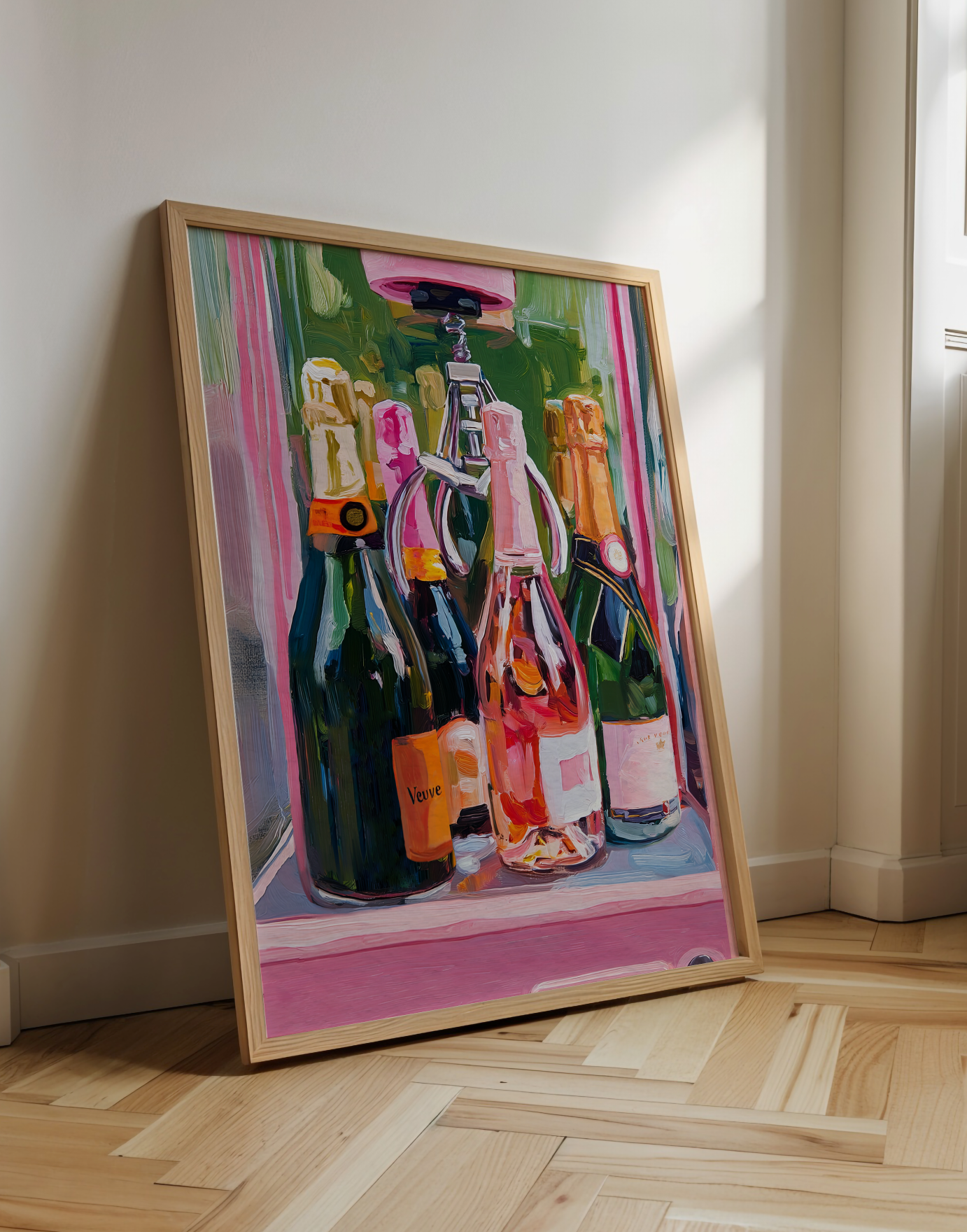 Champagne & Wine Claw Machine Bar Wall Art – Fun Drink Decor, Retro Bar Decor, Cocktail Wall Art, Quirky Bar Decor, Unique Bar Artwork