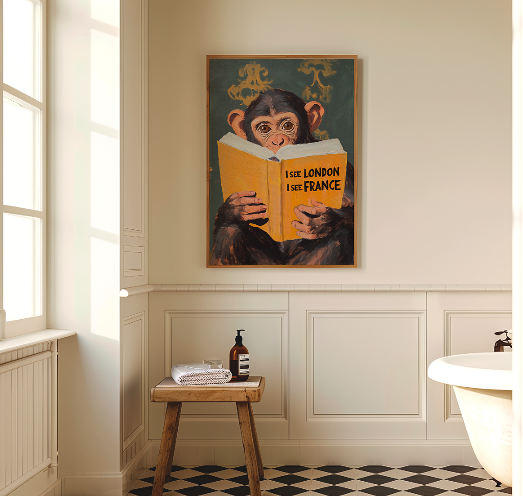 I see London I see France Art Print