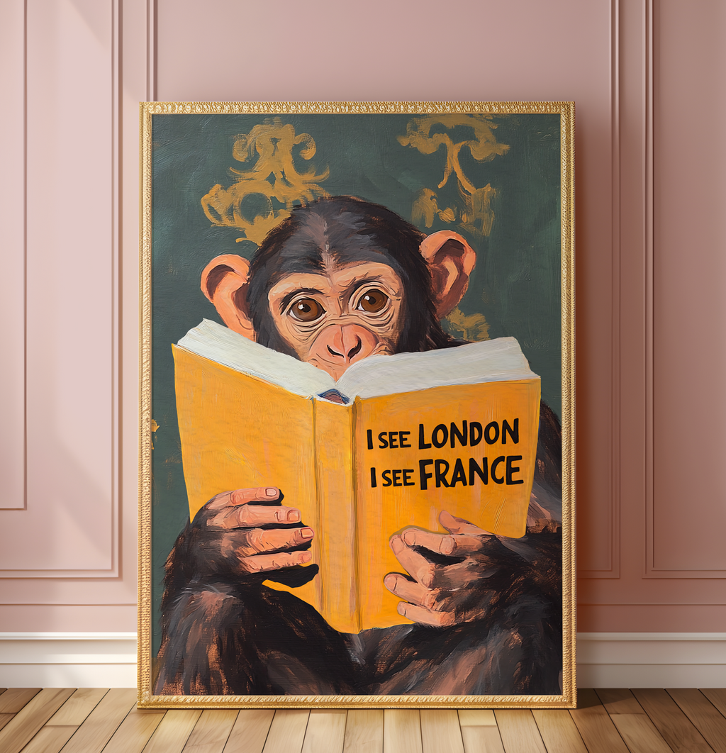 I see London I see France Art Print