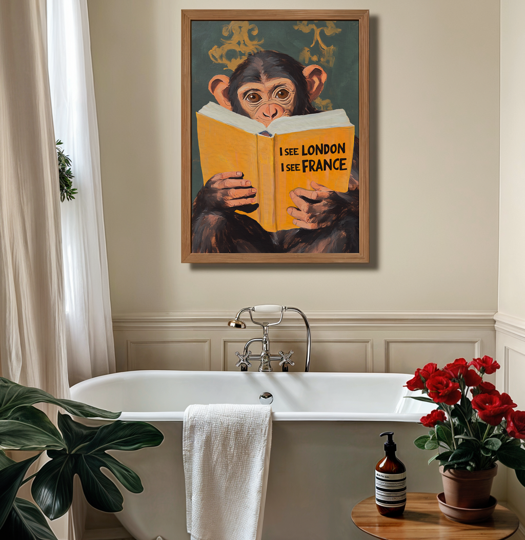 I see London I see France Art Print
