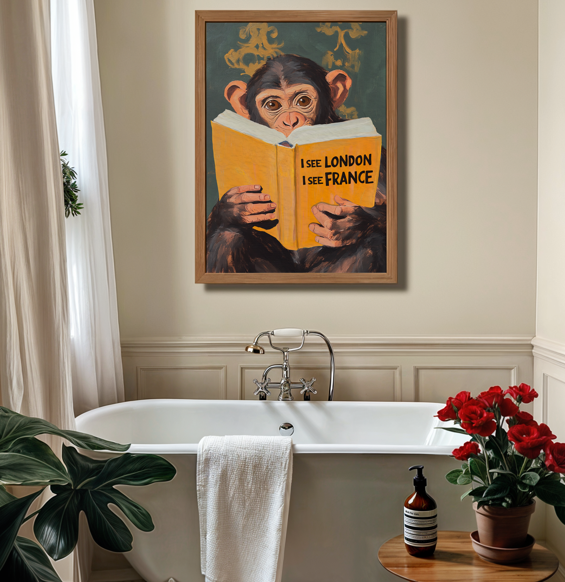 I see London I see France Art Print