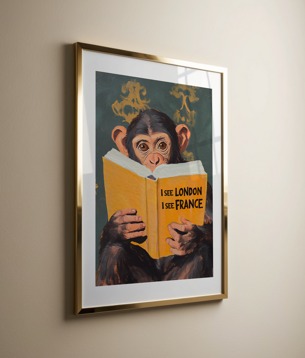 I see London I see France Art Print