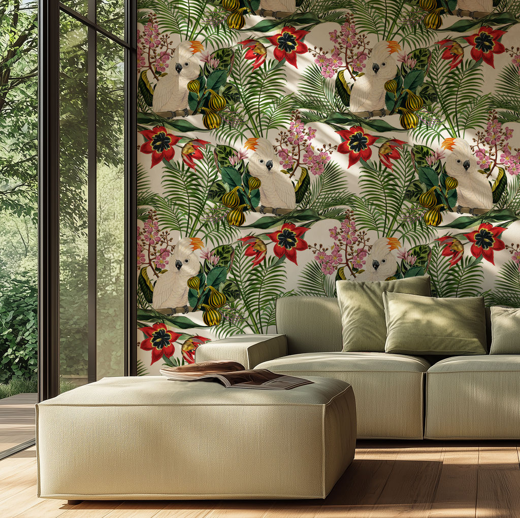 Botanical Tropical Wildlife Wallpaper - Image 8 by RebelMod