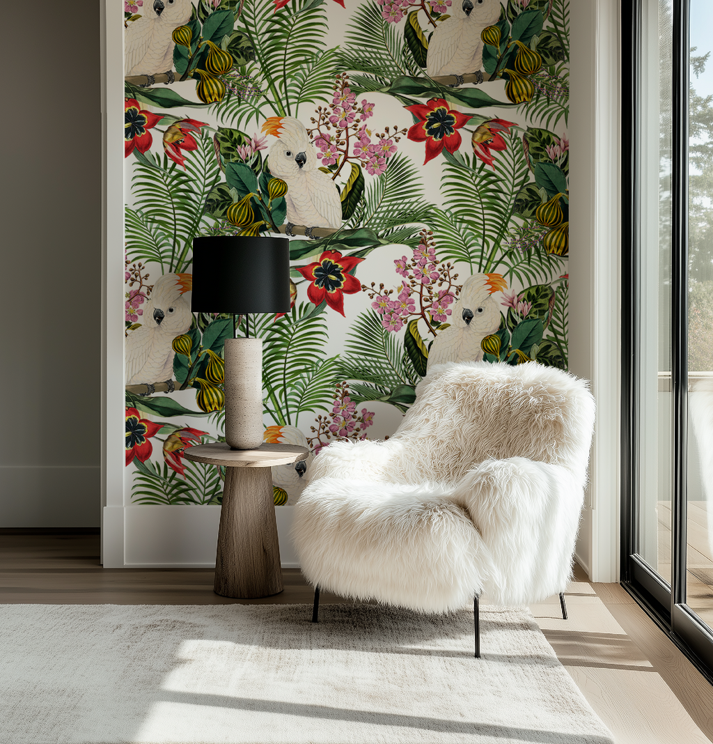 Botanical Tropical Wildlife Wallpaper - Image 9 by RebelMod