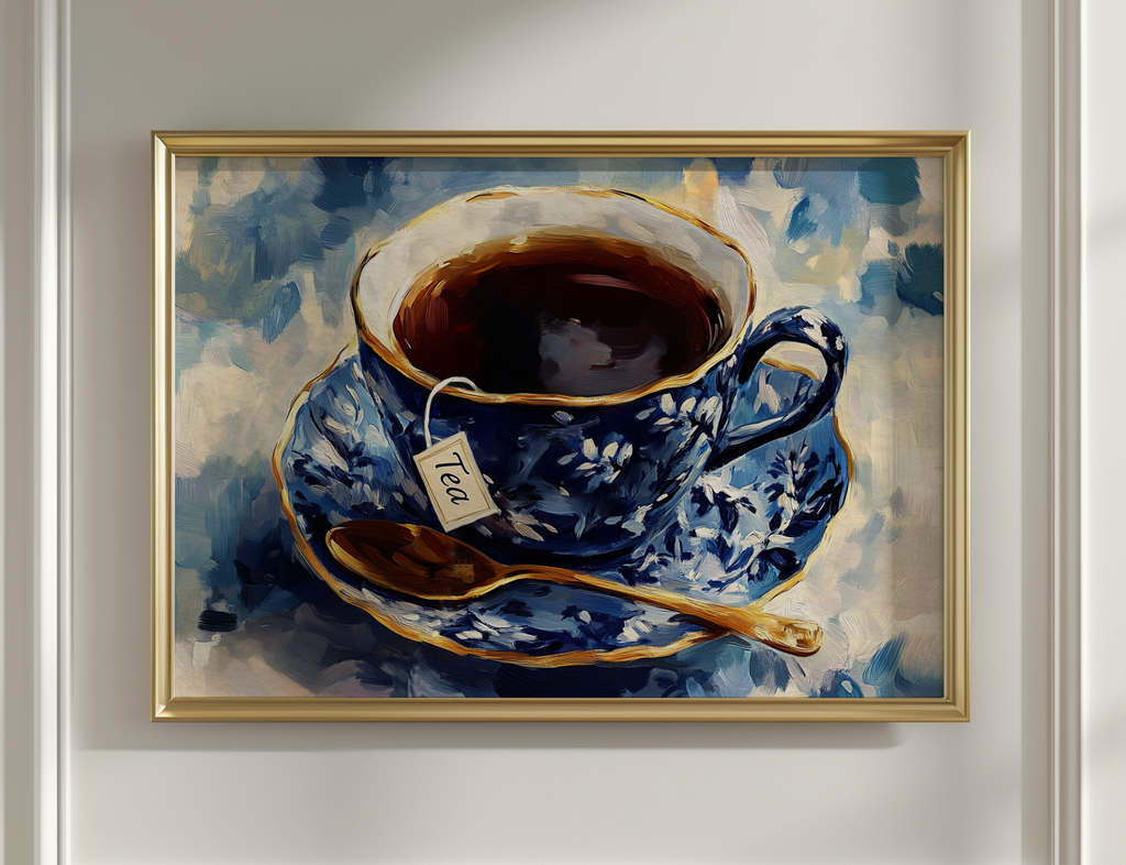 Elegant Tea Lovers Art Print by RebelMod