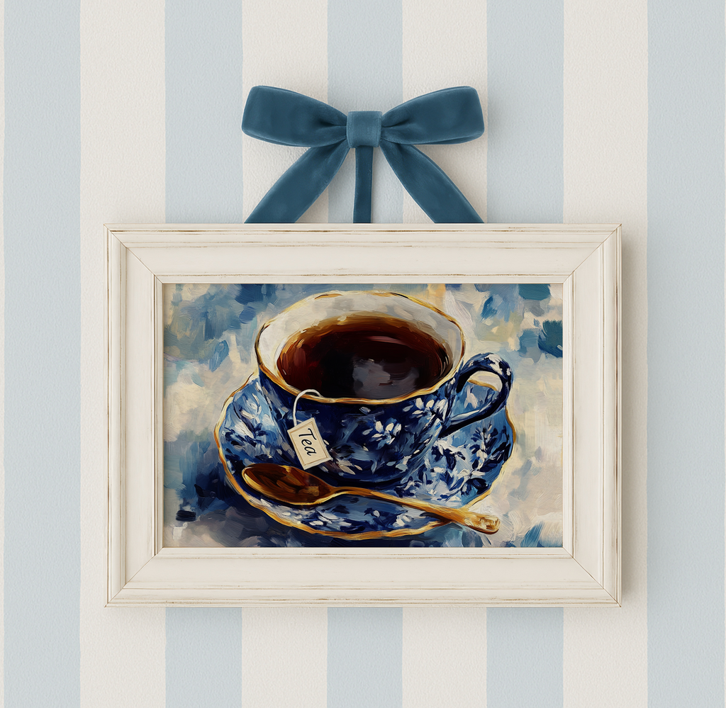 Elegant Tea Lovers Art Print - Image 4 by RebelMod
