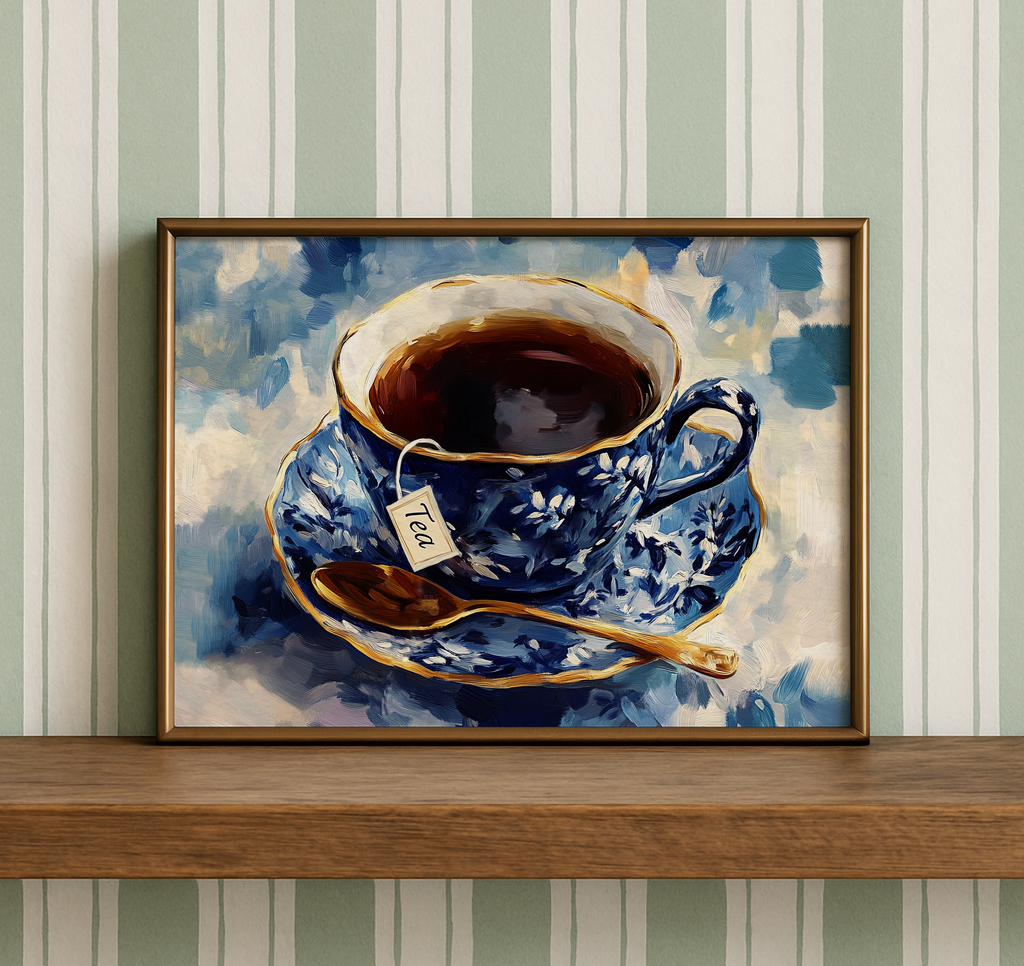Elegant Tea Lovers Art Print - Image 5 by RebelMod