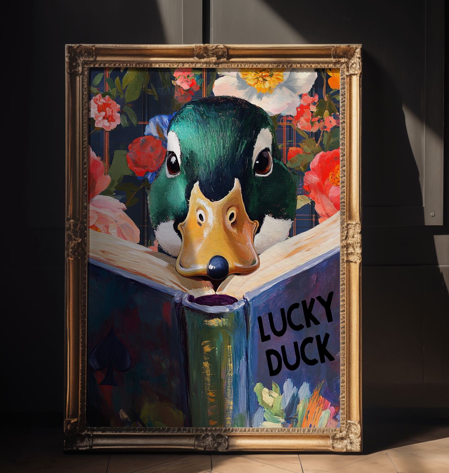 Mallard Duck Lucky Duck Art Print Whimsical Home Wall Decor - Image 8 by RebelMod
