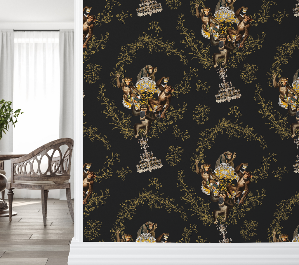 Monkey Business Noir Wallpaper - Image 3 by RebelMod