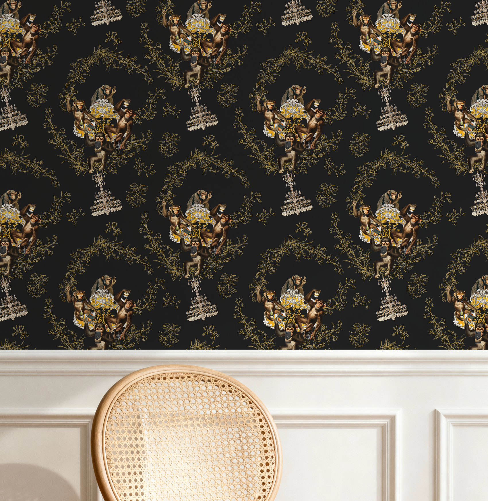 Monkey Business Noir Wallpaper - Image 4 by RebelMod