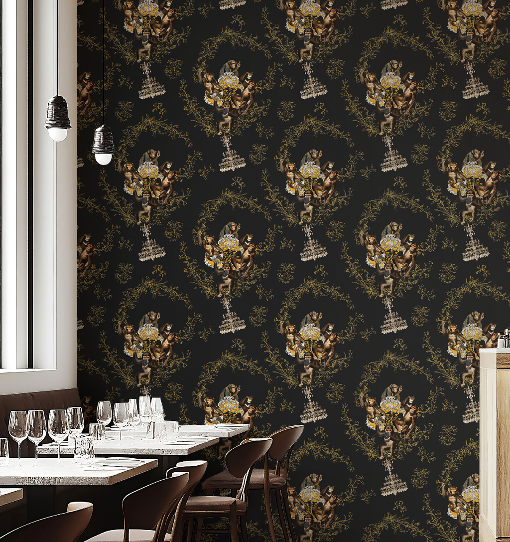 Monkey Business Noir Wallpaper - Image 5 by RebelMod