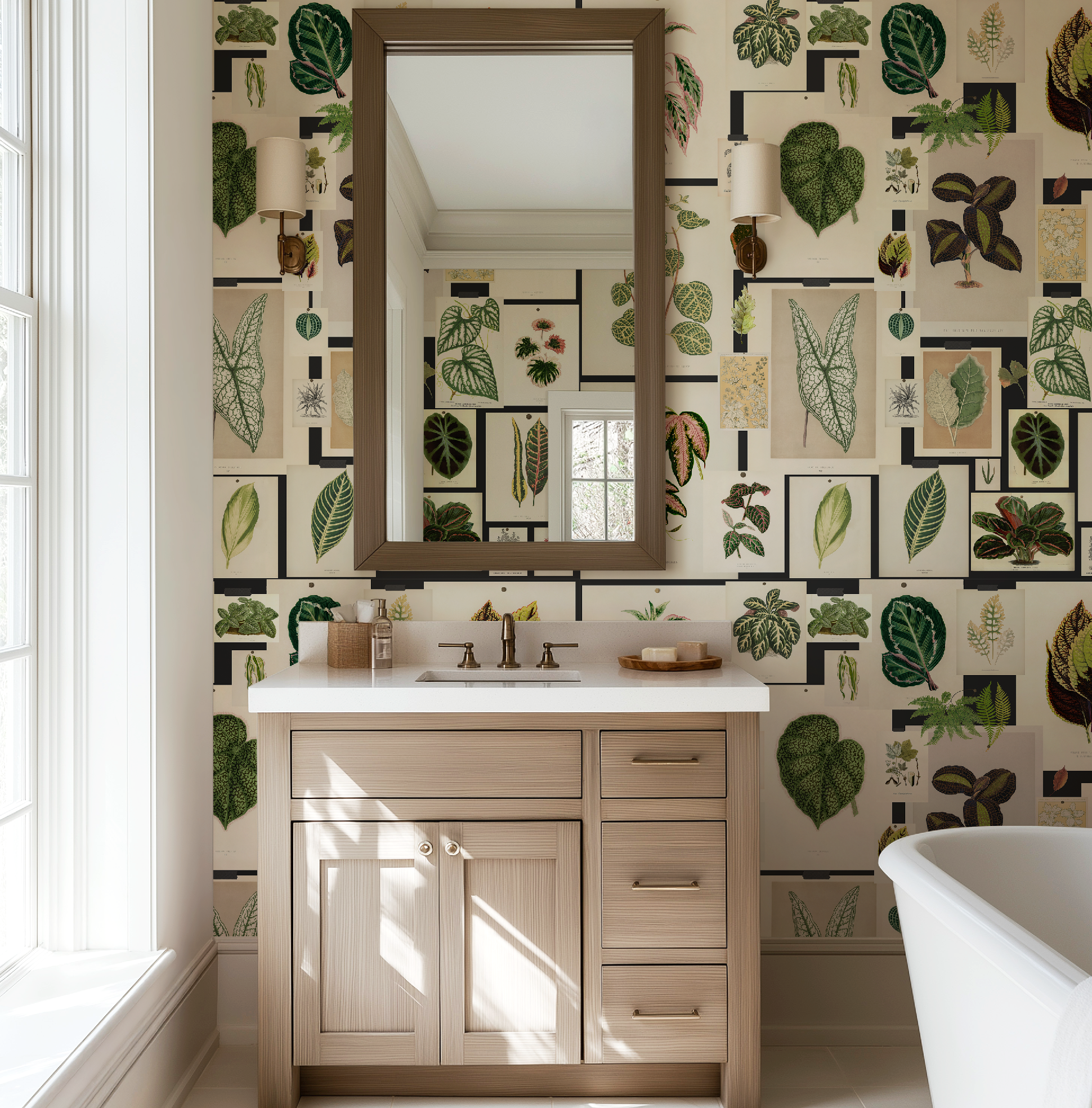 Botanical Prints Wallpaper