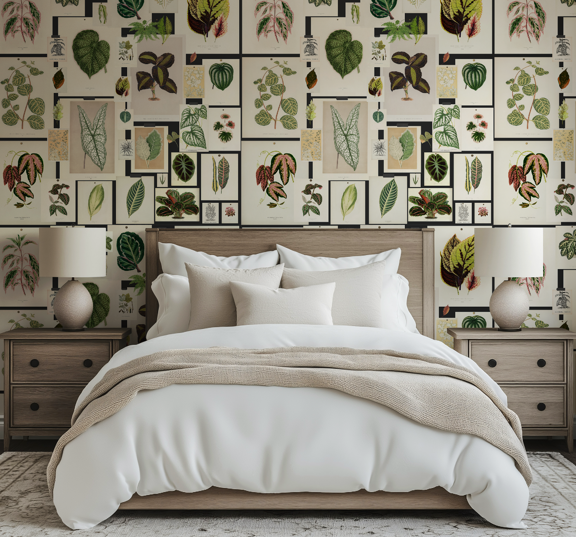 Botanical Prints Wallpaper