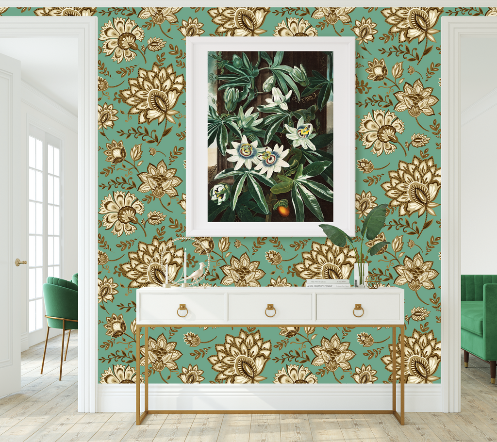 Bohemian Whimsy Floral - Sepia Wallpaper - Image 7 by RebelMod