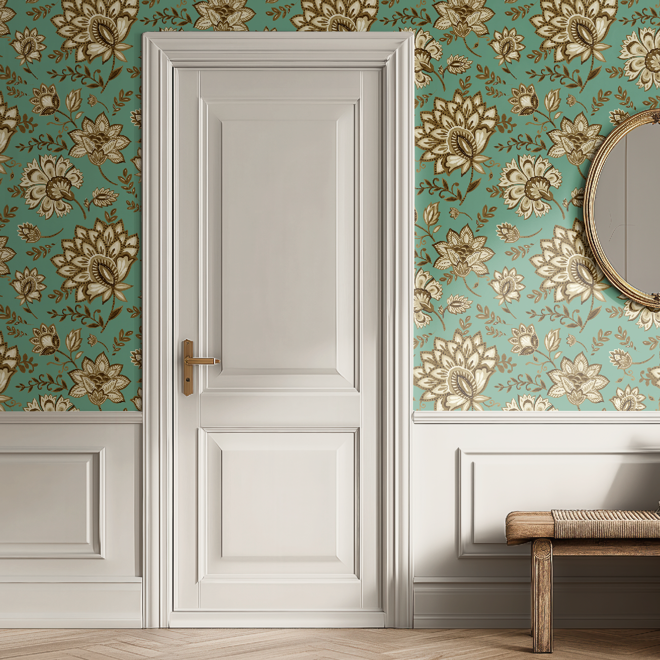 Bohemian Whimsy Floral - Sepia Wallpaper - Image 8 by RebelMod