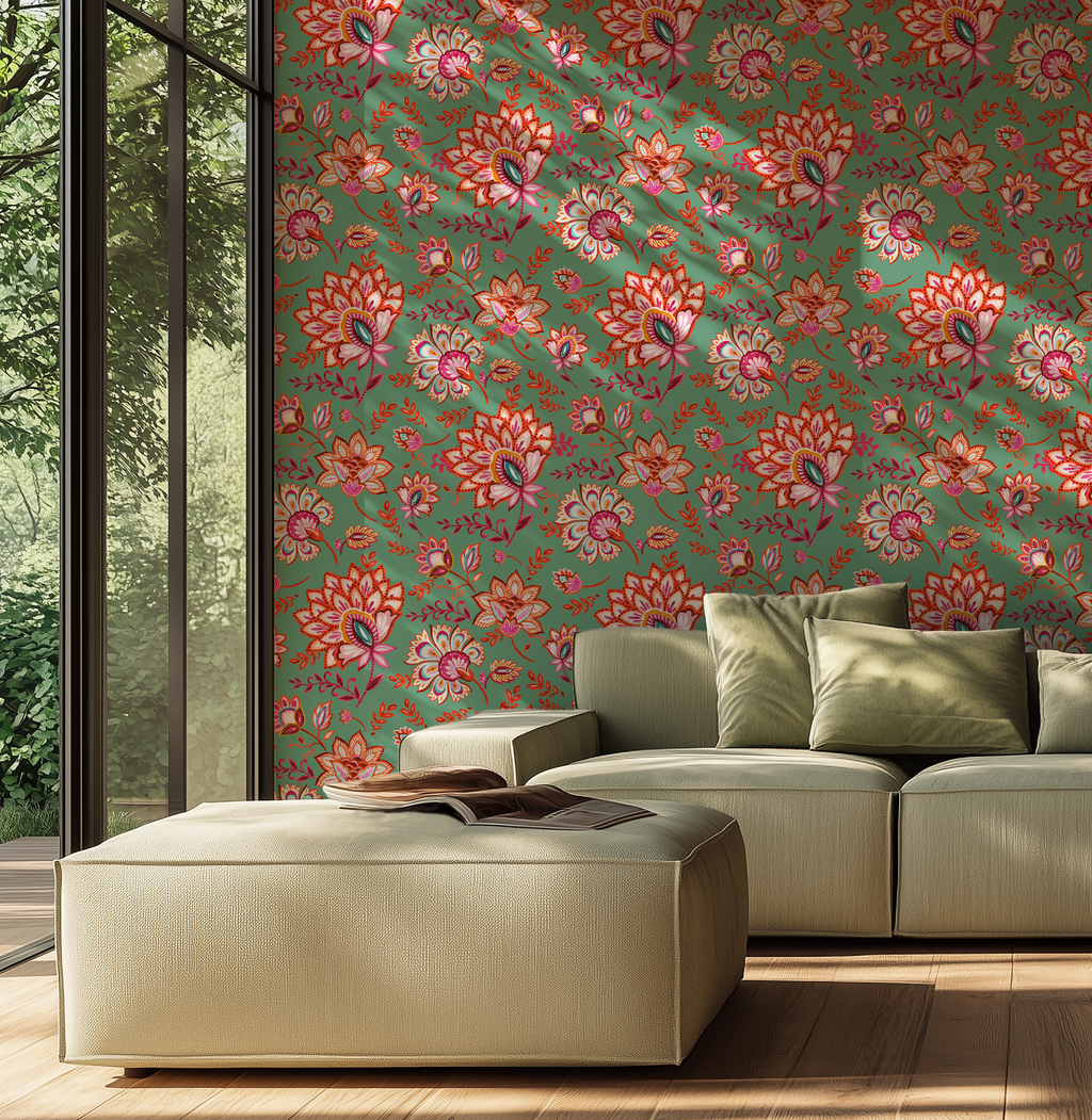 Bohemian Whimsy Floral - Meadow Wallpaper - Image 9 by RebelMod