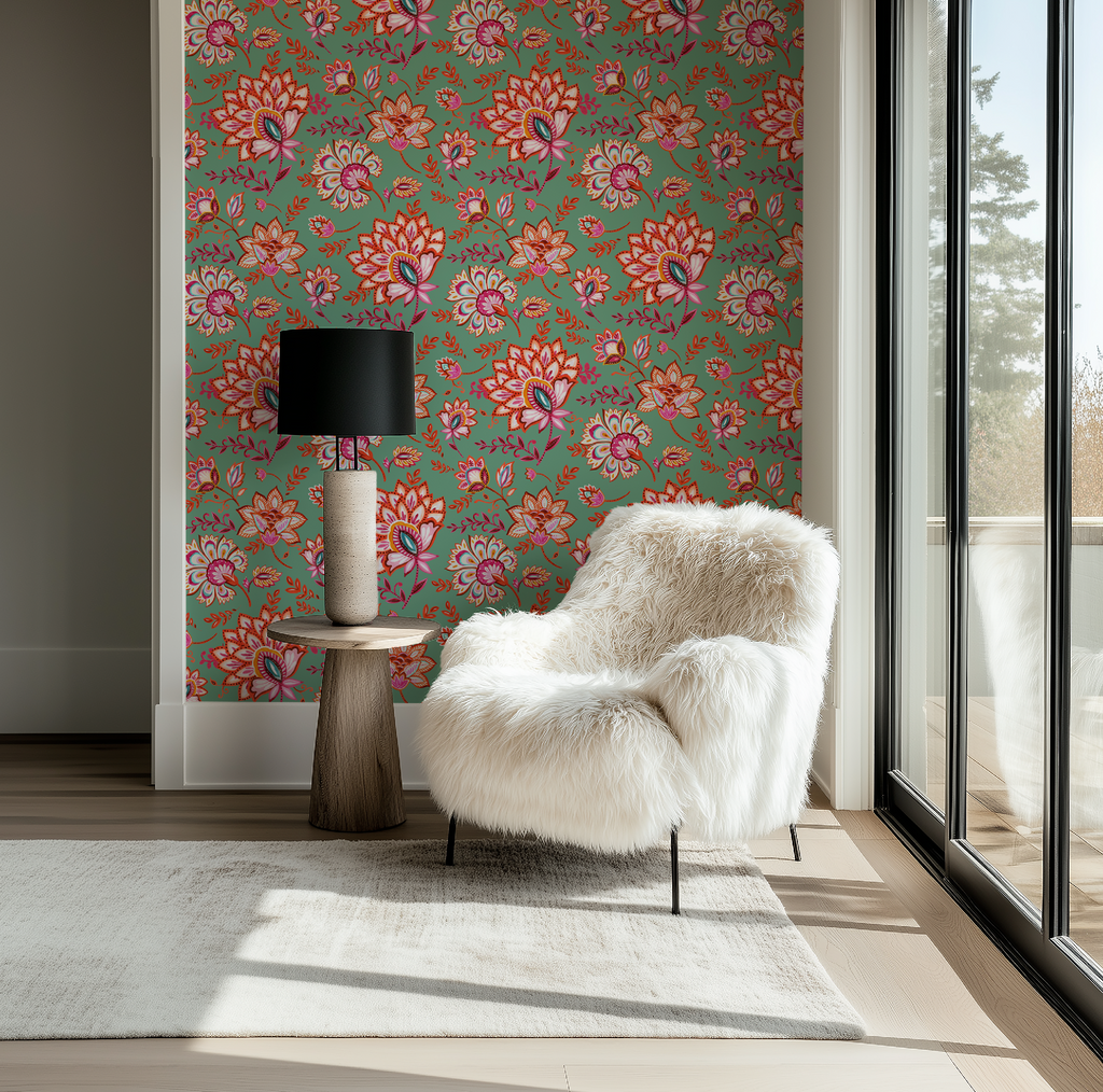 Bohemian Whimsy Floral - Meadow Wallpaper - Image 10 by RebelMod