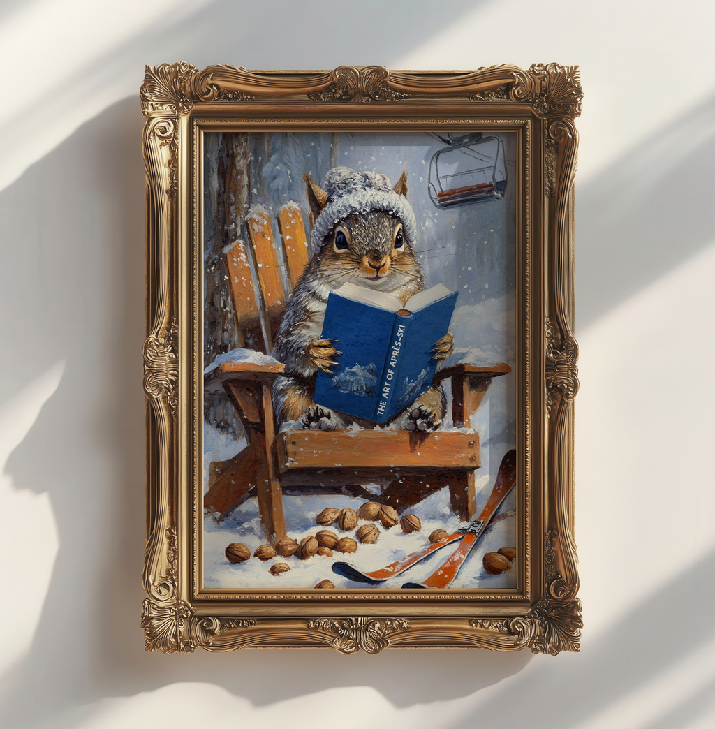 The Art of Après-Ski — Squirrel Nuts Ski Print