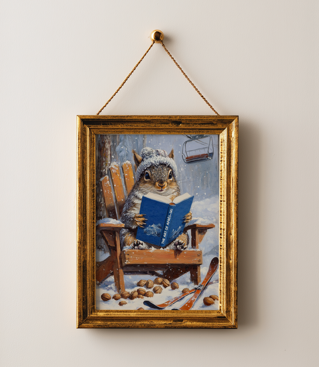 The Art of Après-Ski — Squirrel Nuts Ski Print