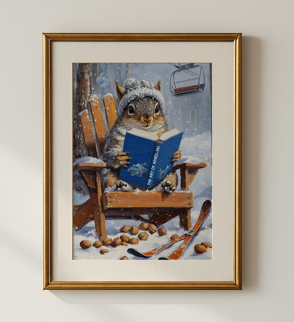 The Art of Après-Ski — Squirrel Nuts Ski Print