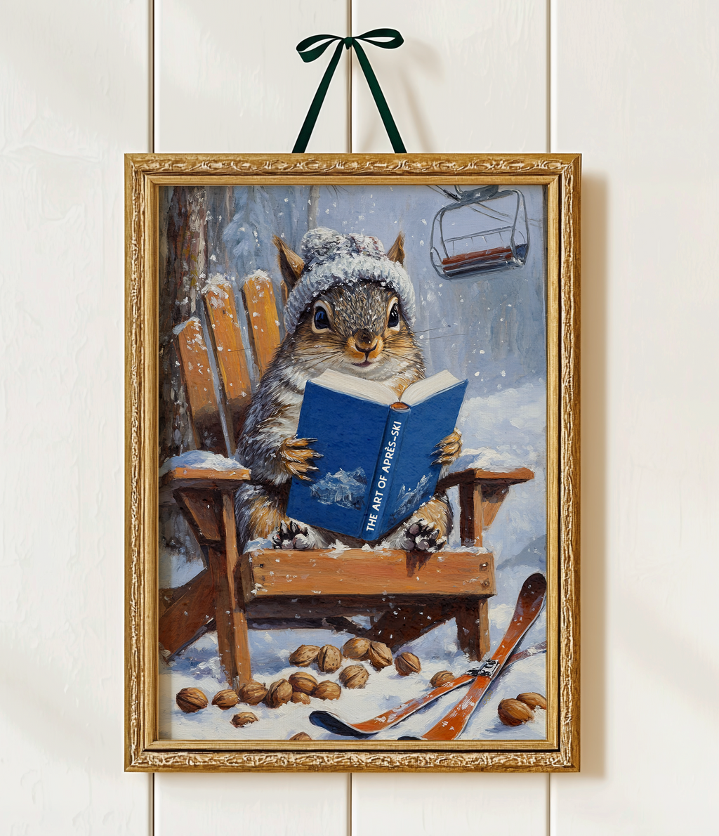 The Art of Après-Ski — Squirrel Nuts Ski Print