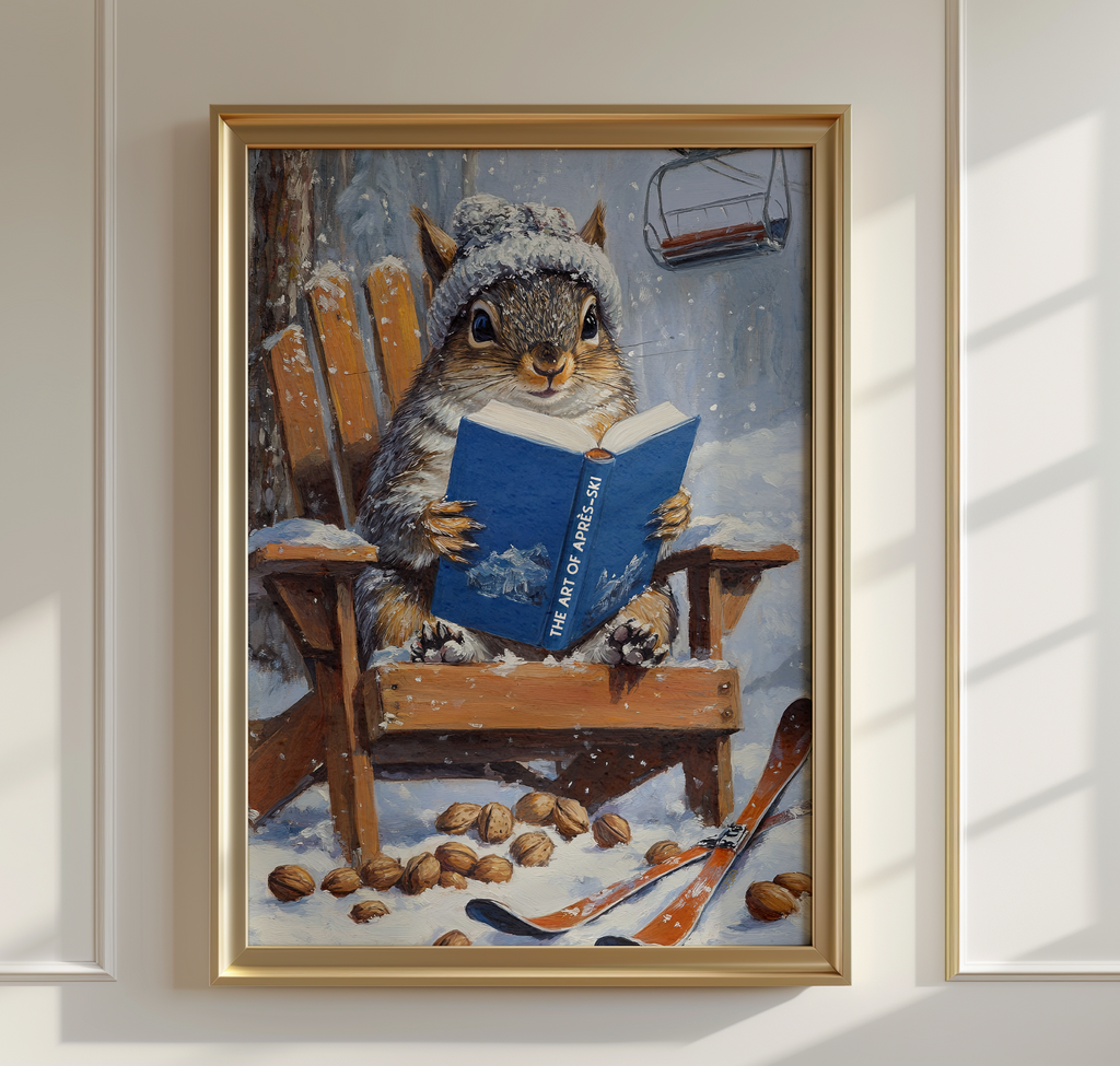 The Art of Après-Ski — Squirrel Nuts Ski Print