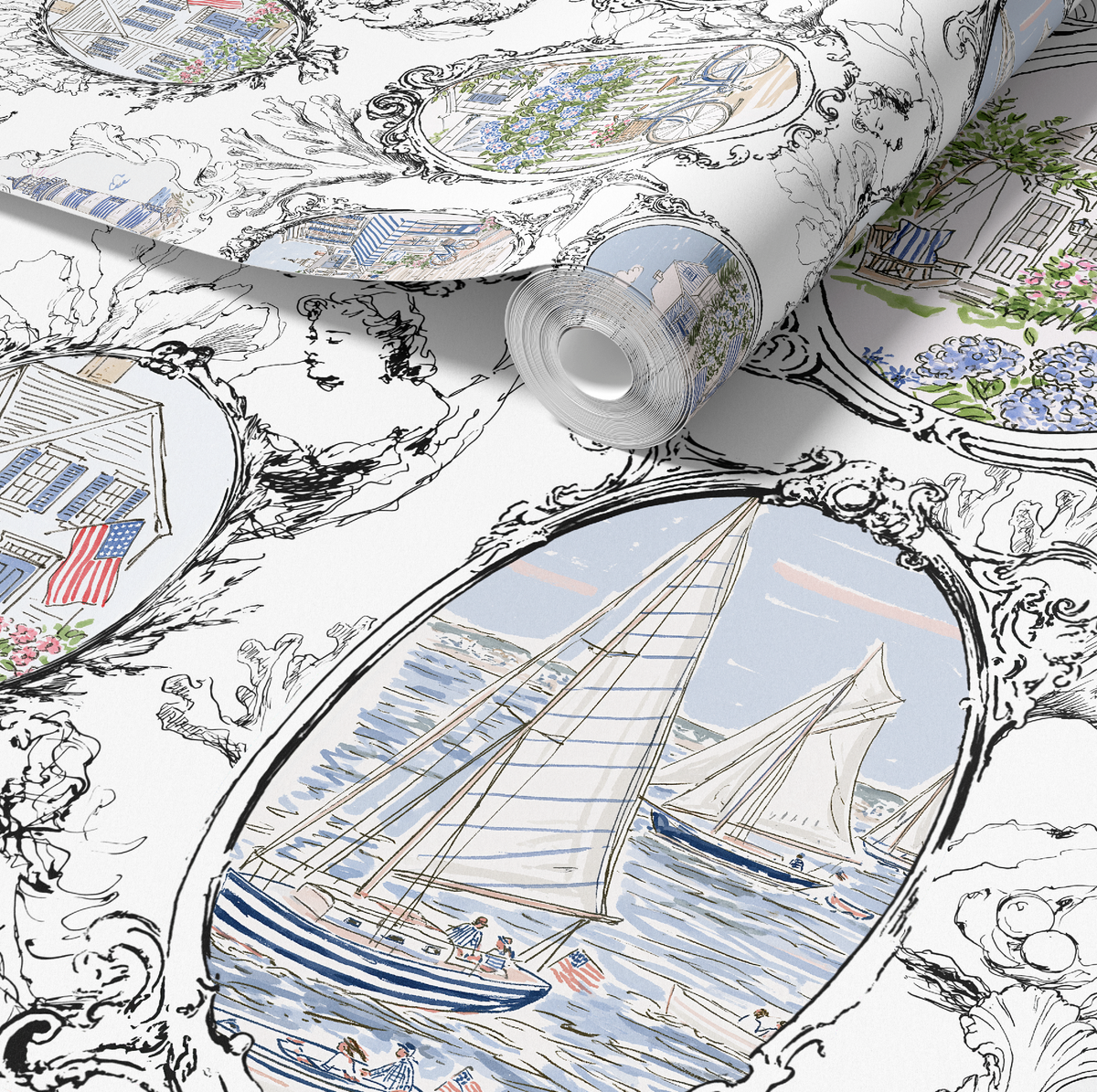 The Cape Coastal Cottage Wallpaper