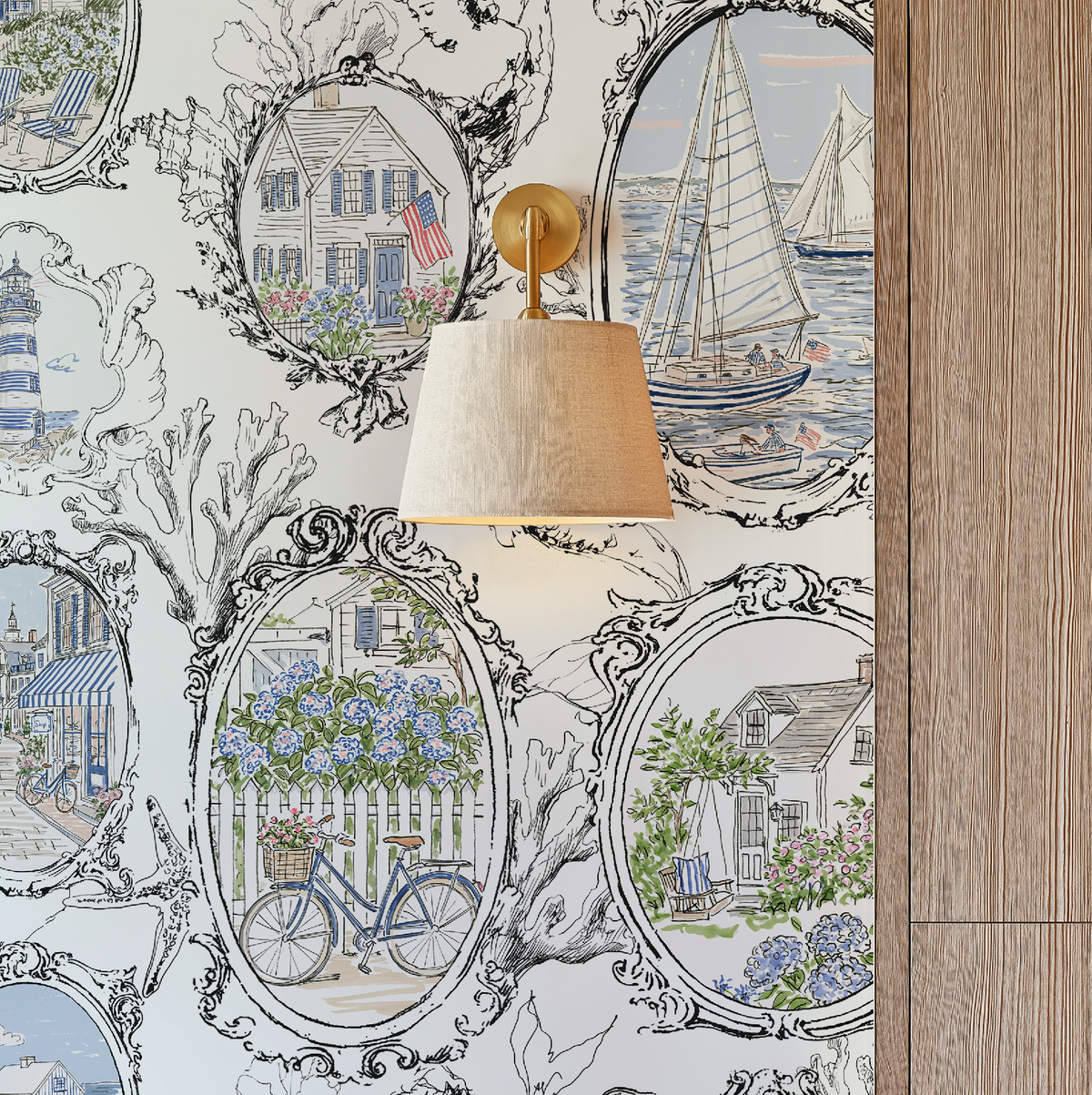 The Cape Coastal Cottage Wallpaper