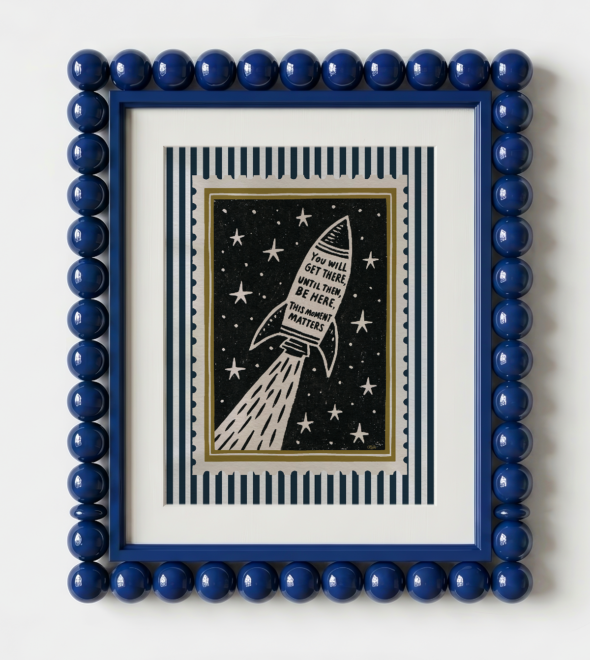 You Will Get there This Moment Matters Motivational Art Print Stamp