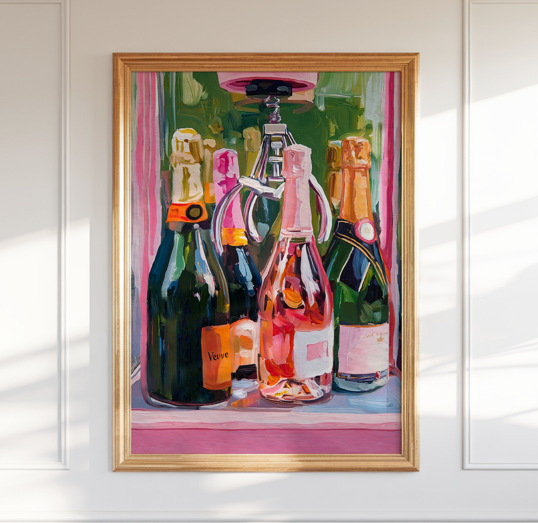 Champagne & Wine Claw Machine Bar Wall Art – Fun Drink Decor, Retro Bar Decor, Cocktail Wall Art, Quirky Bar Decor, Unique Bar Artwork