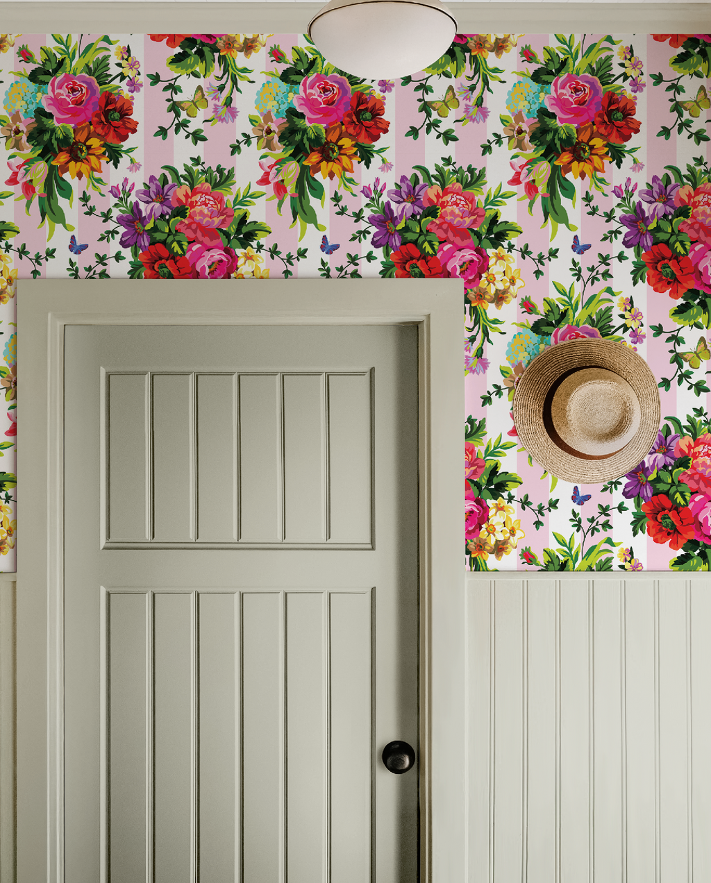 Vibrant Floral Pop Wallpaper - Small