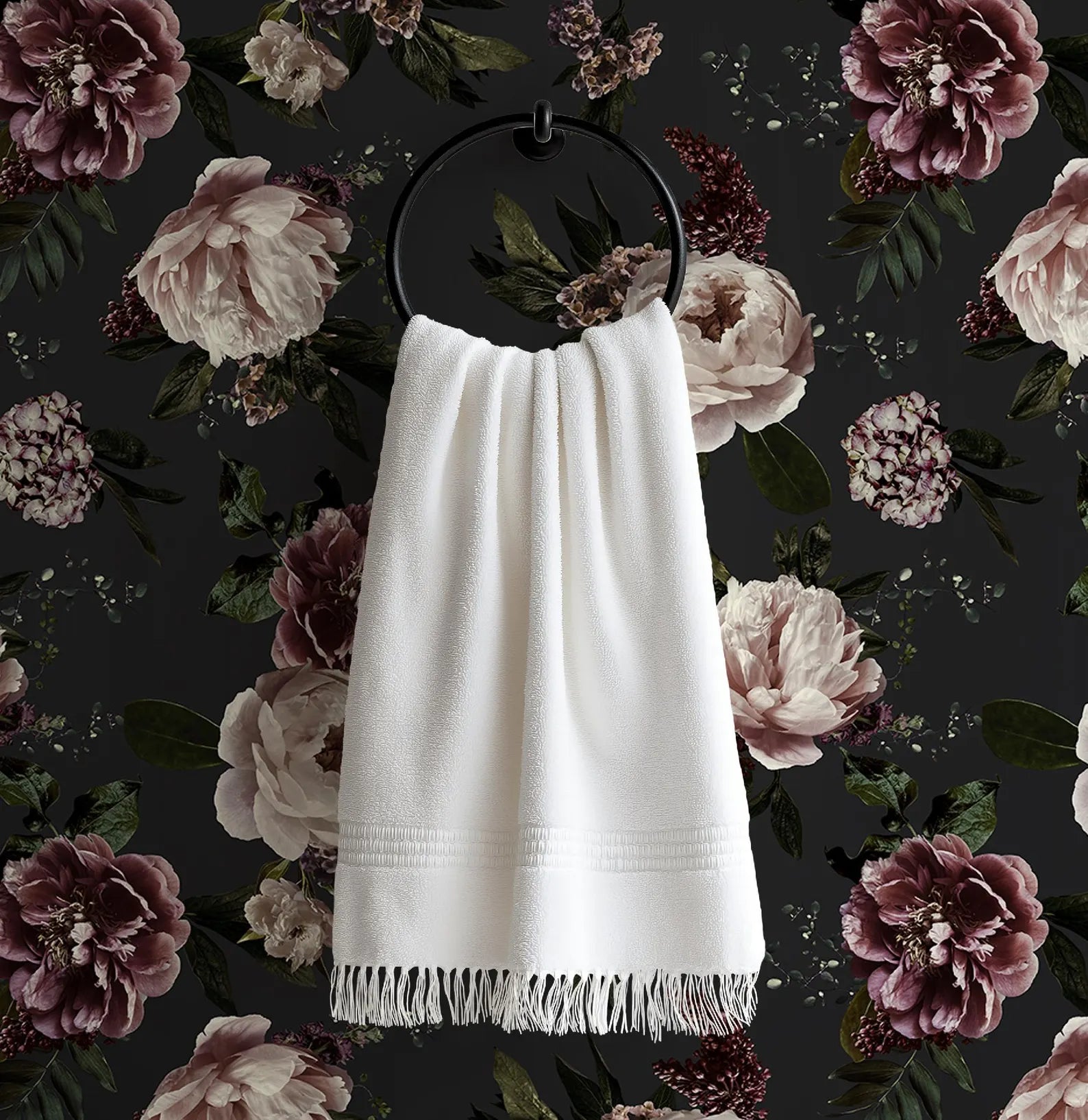 Moody Floral Botanical Wallpaper