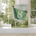 Hole 8 Golf Flag Art Print: Preppy Palm Beach Wall Decor for Country Club, Bar, Office, or Lounge