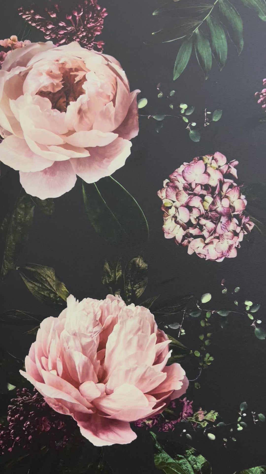 Moody Floral Botanical Wallpaper
